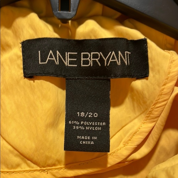 Lane Bryant Yellow Utility Jacket with Feminine Styling - Picture 2 of 5